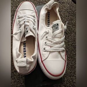 BNIB Converse. White.  Size 7.